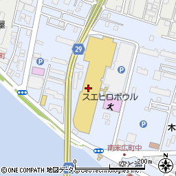 はなまるうどんイオンモール徳島店周辺の地図