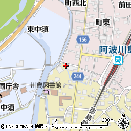 徳島県吉野川市川島町桑村841周辺の地図
