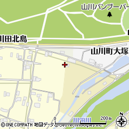 徳島県吉野川市山川町川田1331周辺の地図