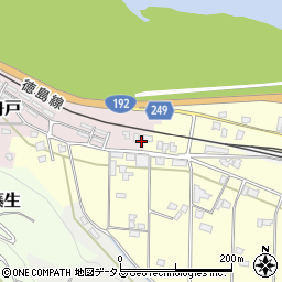 徳島県吉野川市山川町舟戸36周辺の地図