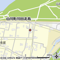 徳島県吉野川市山川町川田1319周辺の地図