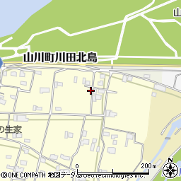 徳島県吉野川市山川町川田1307周辺の地図