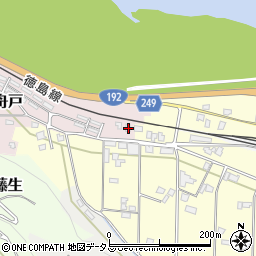 徳島県吉野川市山川町舟戸37周辺の地図