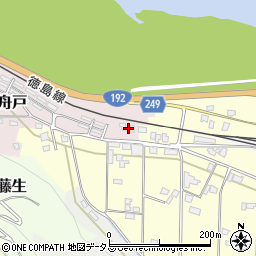 徳島県吉野川市山川町舟戸41周辺の地図