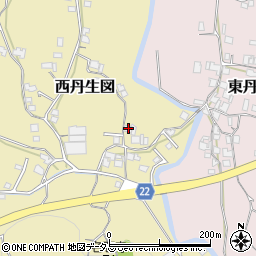 和歌山県有田郡有田川町西丹生図380周辺の地図