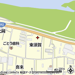 徳島県吉野川市川島町児島東須賀周辺の地図