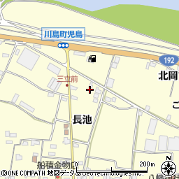 徳島県吉野川市川島町児島西須賀185周辺の地図
