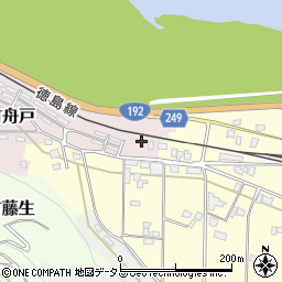 徳島県吉野川市山川町舟戸42周辺の地図