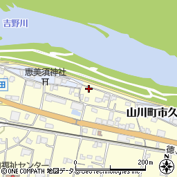 徳島県吉野川市山川町川田659周辺の地図