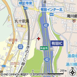 和歌山県有田郡有田川町天満835周辺の地図