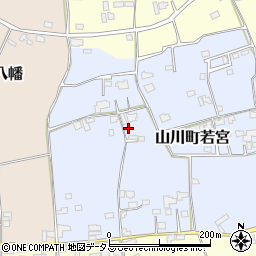 徳島県吉野川市山川町若宮51周辺の地図