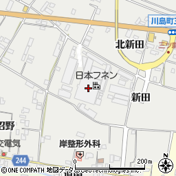日本フネン株式会社　総務部周辺の地図