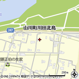 徳島県吉野川市山川町川田1270周辺の地図
