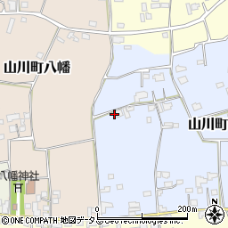 徳島県吉野川市山川町若宮22周辺の地図