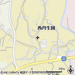 和歌山県有田郡有田川町西丹生図412周辺の地図