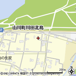 徳島県吉野川市山川町川田1310周辺の地図