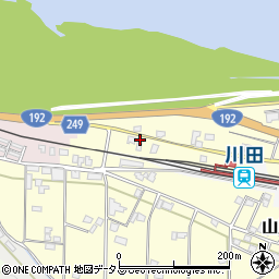 徳島県吉野川市山川町川田125周辺の地図