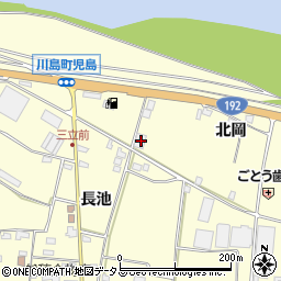 徳島県吉野川市川島町児島西須賀117-1周辺の地図