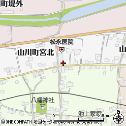 徳島県吉野川市山川町宮北40周辺の地図