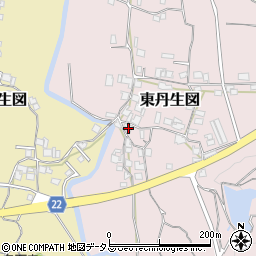 和歌山県有田郡有田川町東丹生図228周辺の地図
