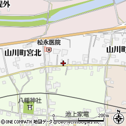 徳島県吉野川市山川町宮北32-1周辺の地図
