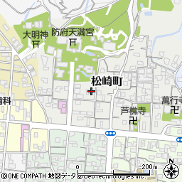 山口県防府市松崎町周辺の地図
