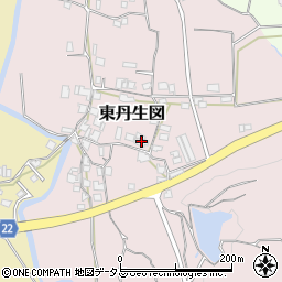 和歌山県有田郡有田川町東丹生図212周辺の地図