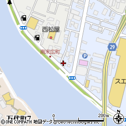 ビジネスホテル民宿港周辺の地図