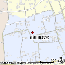 徳島県吉野川市山川町若宮156周辺の地図