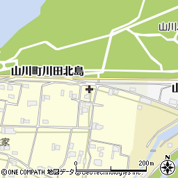 徳島県吉野川市山川町川田1313周辺の地図
