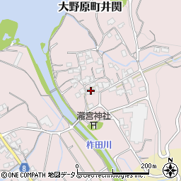 香川県観音寺市大野原町井関49周辺の地図