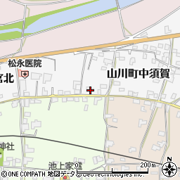 徳島県吉野川市山川町宮北2周辺の地図