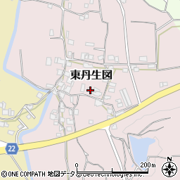 和歌山県有田郡有田川町東丹生図159周辺の地図