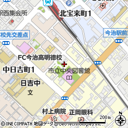 佐々木進学教室　今治中央教室周辺の地図