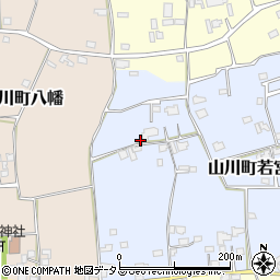 徳島県吉野川市山川町若宮41周辺の地図