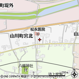徳島県吉野川市山川町宮北41周辺の地図