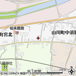 徳島県吉野川市山川町宮北29周辺の地図