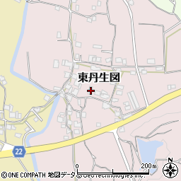 和歌山県有田郡有田川町東丹生図208周辺の地図