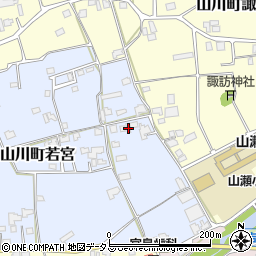 徳島県吉野川市山川町若宮136周辺の地図