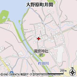 香川県観音寺市大野原町井関51周辺の地図