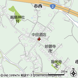 山口県防府市台道市西229周辺の地図