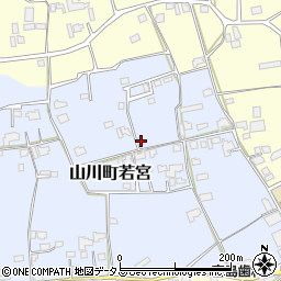 徳島県吉野川市山川町若宮180周辺の地図