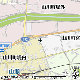 徳島県吉野川市山川町宮北68周辺の地図