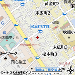 うなぎ菊松周辺の地図