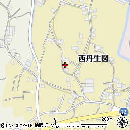 和歌山県有田郡有田川町西丹生図500周辺の地図