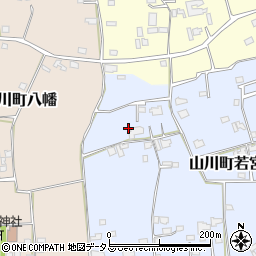 徳島県吉野川市山川町若宮39周辺の地図