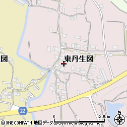 和歌山県有田郡有田川町東丹生図204周辺の地図