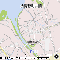 香川県観音寺市大野原町井関61周辺の地図