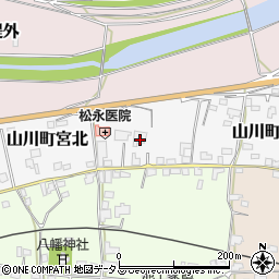 徳島県吉野川市山川町宮北33周辺の地図