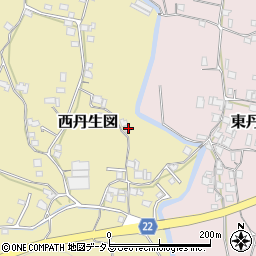和歌山県有田郡有田川町西丹生図483周辺の地図